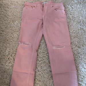NWOT Zara Light Pink Jeans